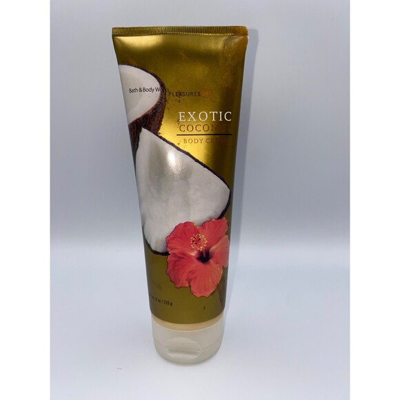 Bath & Body Works EXOTIC COCONUT Body Cream 8 oz NEW RETIRED SCENT RARE FIND! - Picture 2 of 5